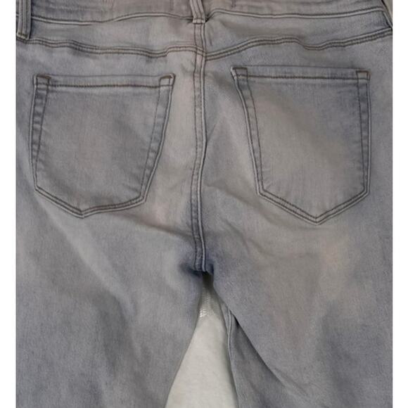 Pacsun Ankle Jegging Womens Size 26 Light Blue DIstressed Hem Cotton Blend - Picture 8 of 10